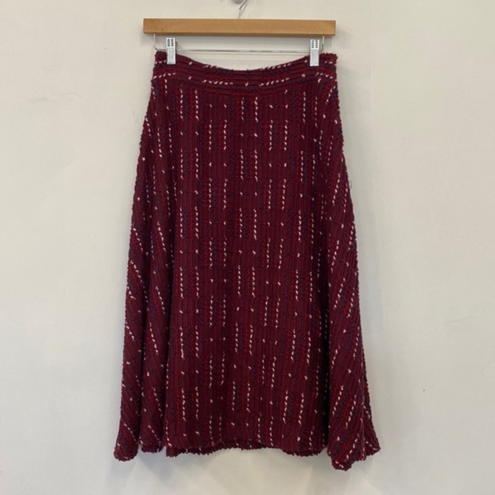 Maeve Anisa Textured Midi Skirt Size XS‎